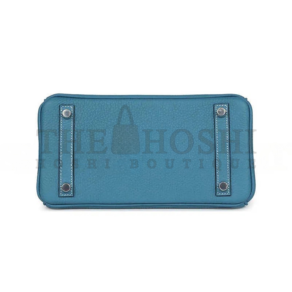 H**me5 BIRKIN 30 TOGO LEATHER DUCK BLUE SILVER BUCKLE 1015671846 (30*23*15cm) Master Quality